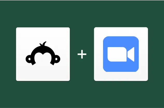 Icônes SurveyMonkey et Zoom